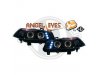 Купить 4464680 Фары передние Angel Eyes Black на Renault Megane II в наличии